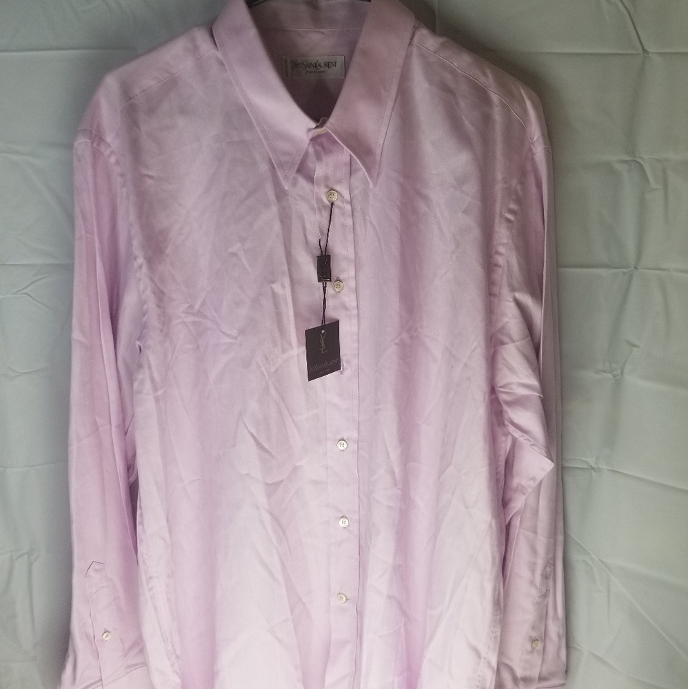 Yves Saint Laurent Pour Homme Long Sleeve Sz 17 - image 1